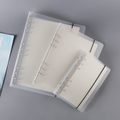 Diary 2023 A7 A6 A5 Transparent Loose Leaf Binder Notebook-JournalTale