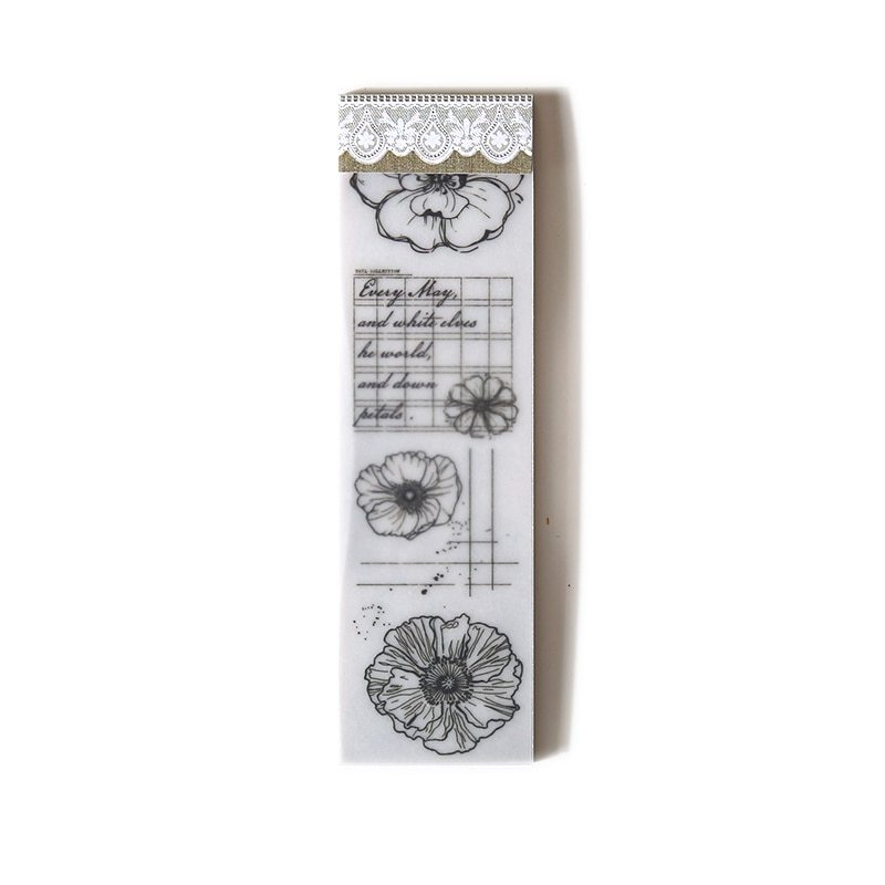 Dimi 30 Sheets Vintage Sulfuric Acid Paper Memo Pads-JournalTale
