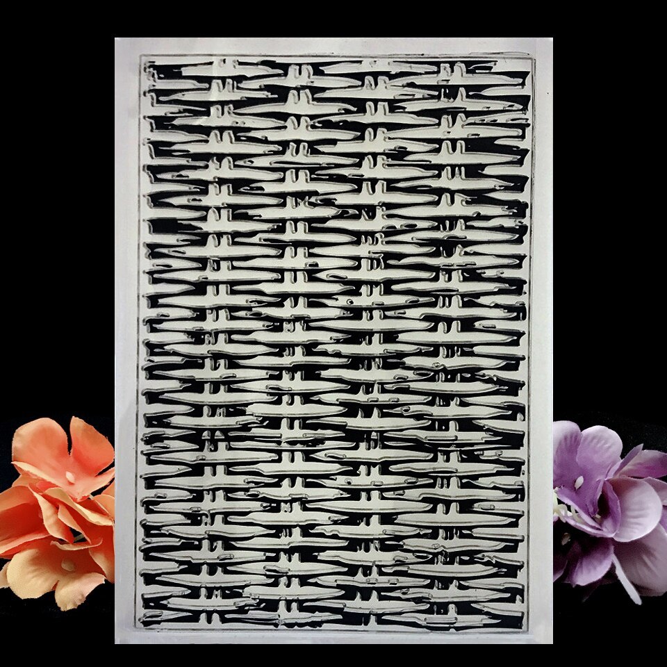 Flowers Background Transparent Clear Silicone Stamp-JournalTale