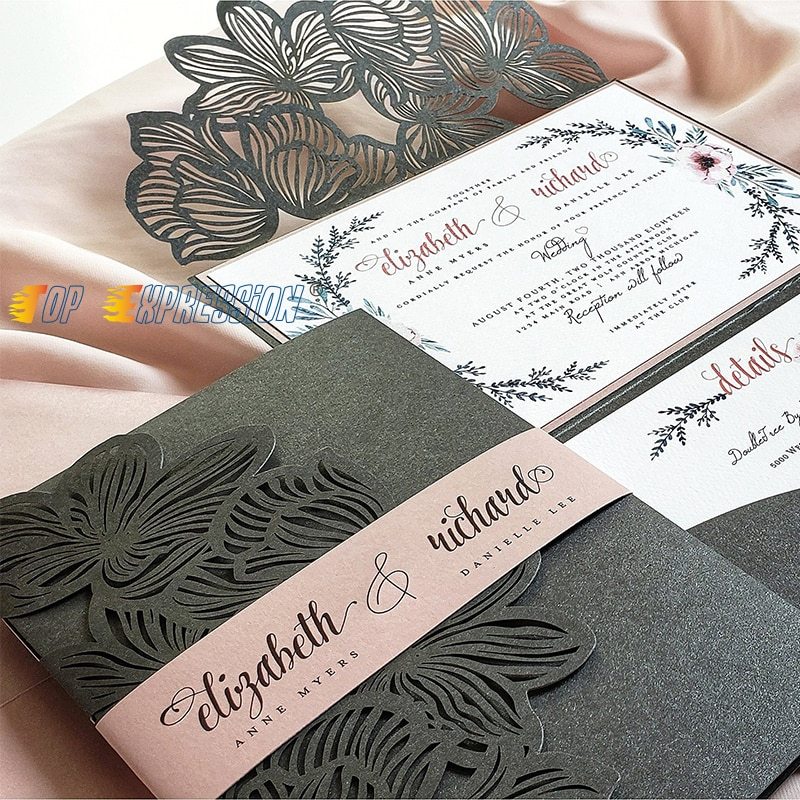 Flowers Lace Metal Cutting Dies Wedding Border Craft Die cut dies-JournalTale