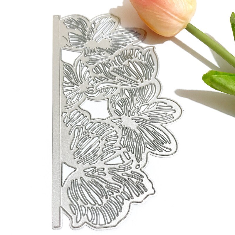 Flowers Lace Metal Cutting Dies Wedding Border Craft Die cut dies-JournalTale