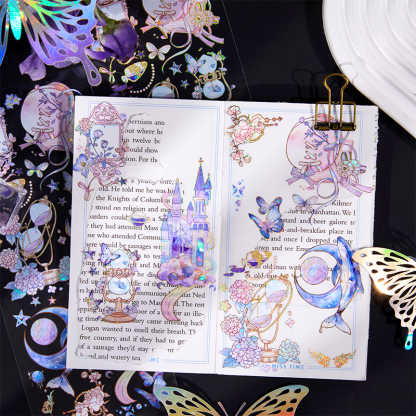 1 pcs/set PET stickers gilding series butterfly stickers-JournalTale