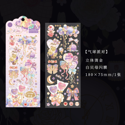 1 pcs/set PET stickers gilding series butterfly stickers-JournalTale