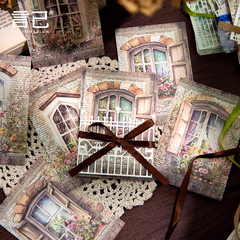 30pcs/lot Memo Pads Material Paper Passing window-JournalTale