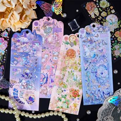 1 pcs/set PET stickers gilding series butterfly stickers-JournalTale