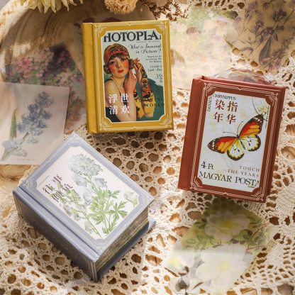 400pcs/lot Stationery Stickers Time Past Series Decorative-JournalTale