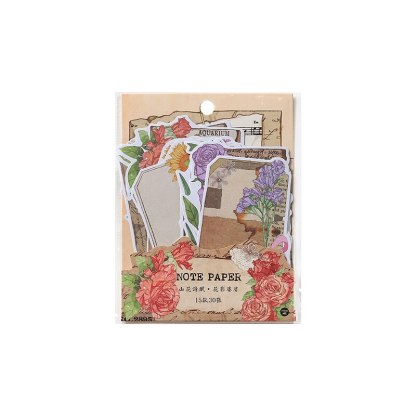 30 pcs Vintage Plant Flower material paper Set Decorative-JournalTale