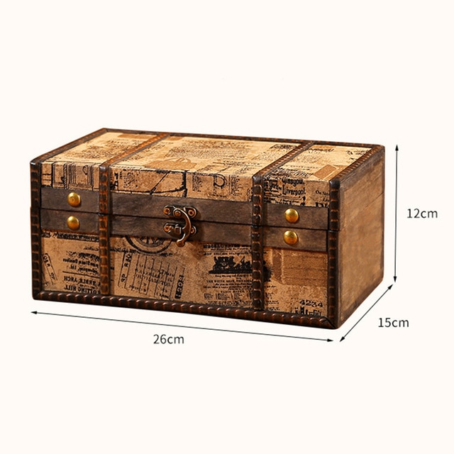 Wood Box Large Capacity Jewelry Case Moisture-proof-JournalTale