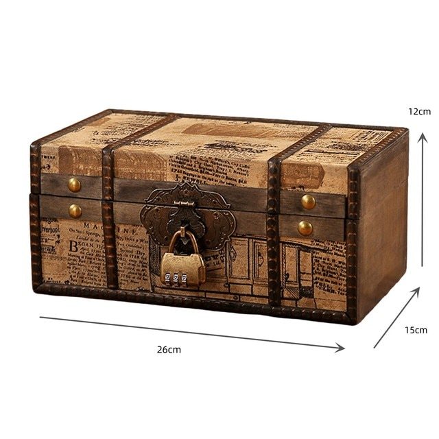Wood Box Large Capacity Jewelry Case Moisture-proof-JournalTale