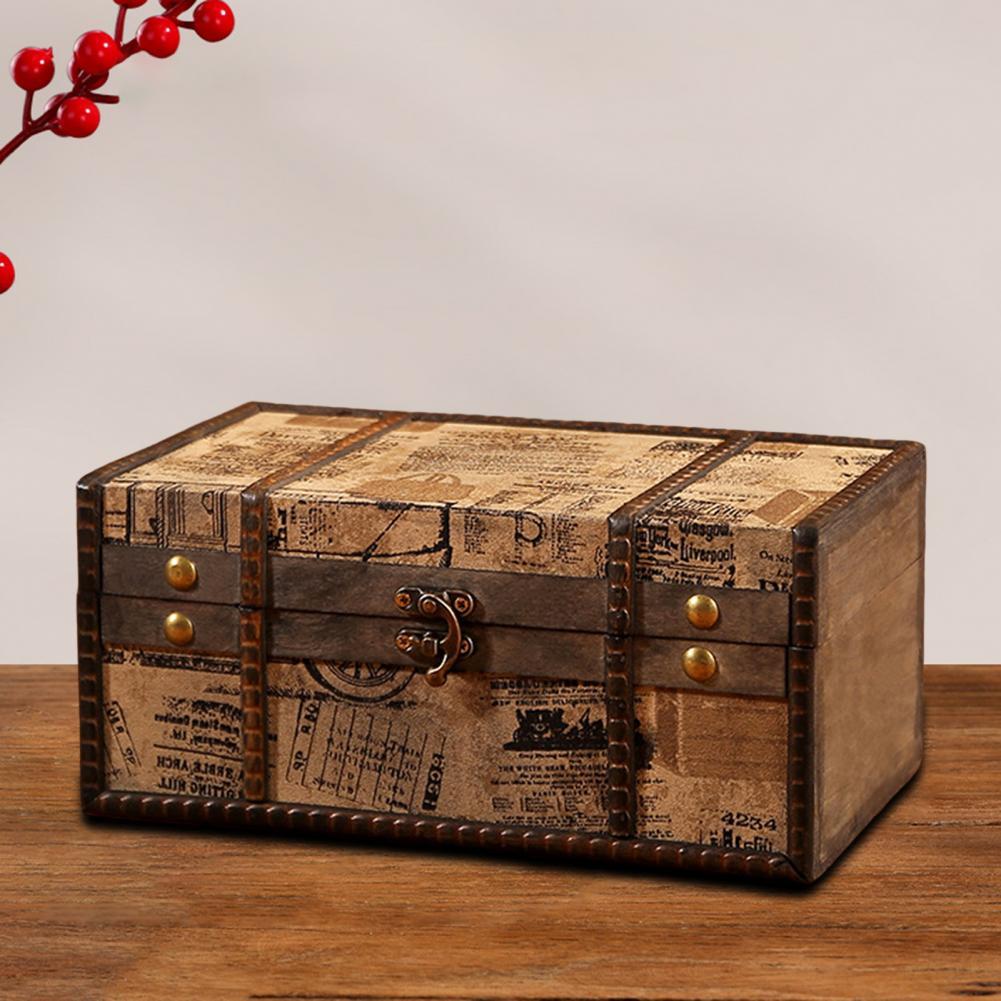 Wood Box Large Capacity Jewelry Case Moisture-proof-JournalTale