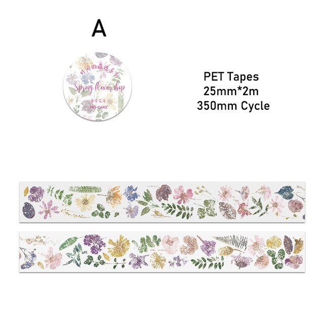 25mm*2m Ins PET Tapes DIY Scrapbooking Materials-JournalTale