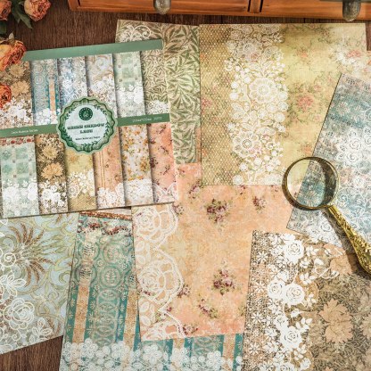 30sheets/pack Aesthetics Lace Decor Paper Light Paper-JournalTale