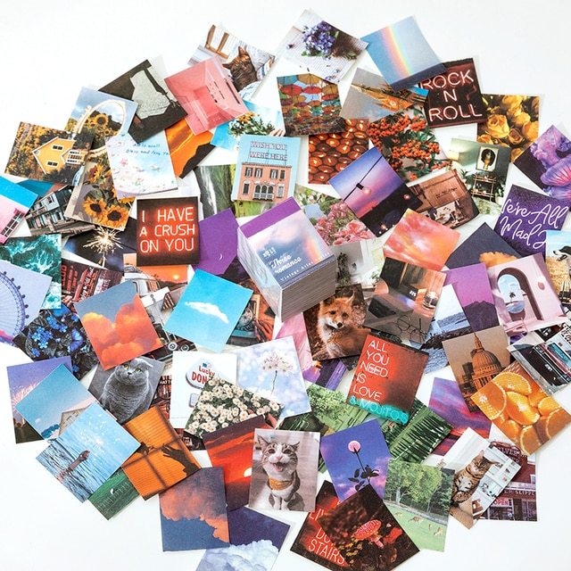 400pcs/pack Lightweight Paper Vintage Craft Paper Mini Book-JournalTale