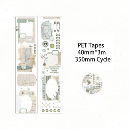 40mm*3m Ins PET Tape DIY Scrapbooking-JournalTale