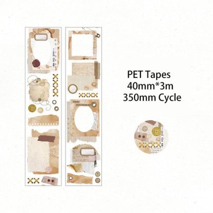 40mm*3m Ins PET Tape DIY Scrapbooking-JournalTale