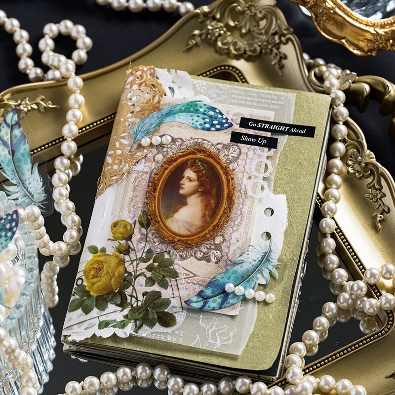 40pcs/pack PET Materials Feathers Series Stickers DIY Scrapbooking-JournalTale