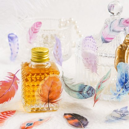 40pcs/pack PET Materials Feathers Series Stickers DIY Scrapbooking-JournalTale