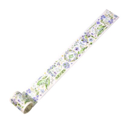 55mm*2m Gold Foil Floral Tapes Washi Paper Sticker-JournalTale