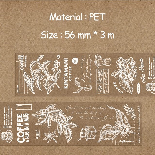 56mm*3m Flowers and Plants PET Tapes-JournalTale