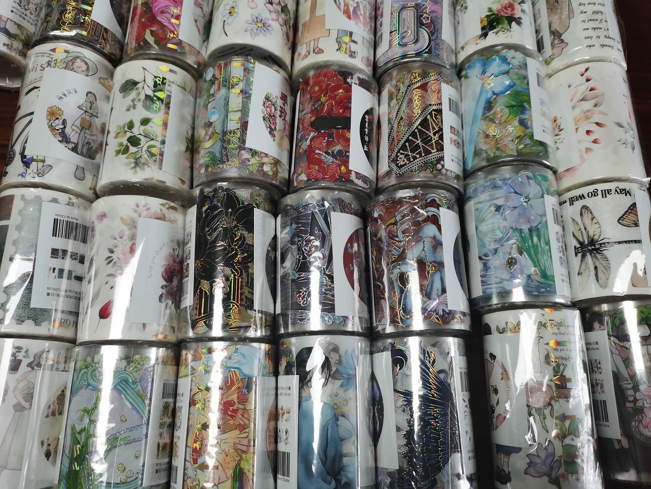 2m/3m Light Vintage Figure European Style Flower Bundle PET-JournalTale