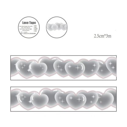 Love Heart Special Landscaping Washi Tape-JournalTale