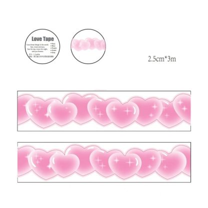 Love Heart Special Landscaping Washi Tape-JournalTale