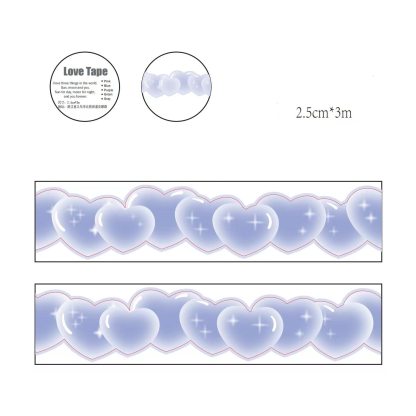 Love Heart Special Landscaping Washi Tape-JournalTale