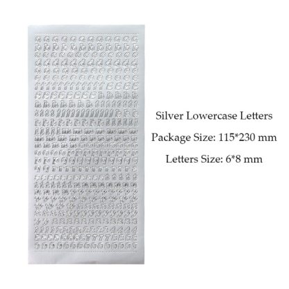 1 Sheet PVC Waterproof Durable Korean Golden Silver-JournalTale