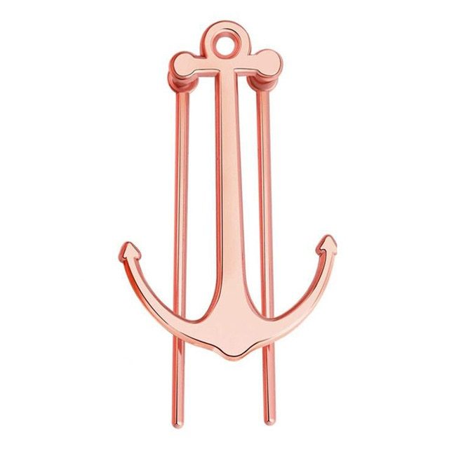 Metal Anchor Bookmark Creative Page Holder Clip-JournalTale