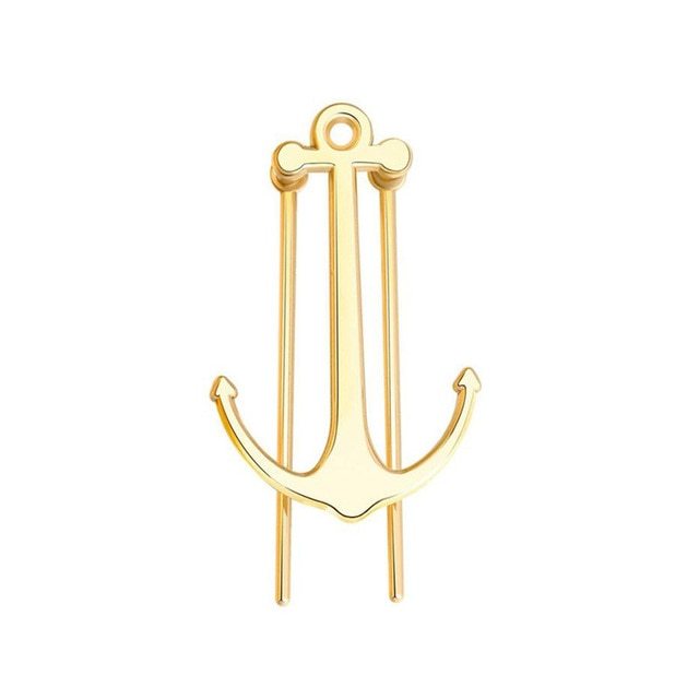Metal Anchor Bookmark Creative Page Holder Clip-JournalTale
