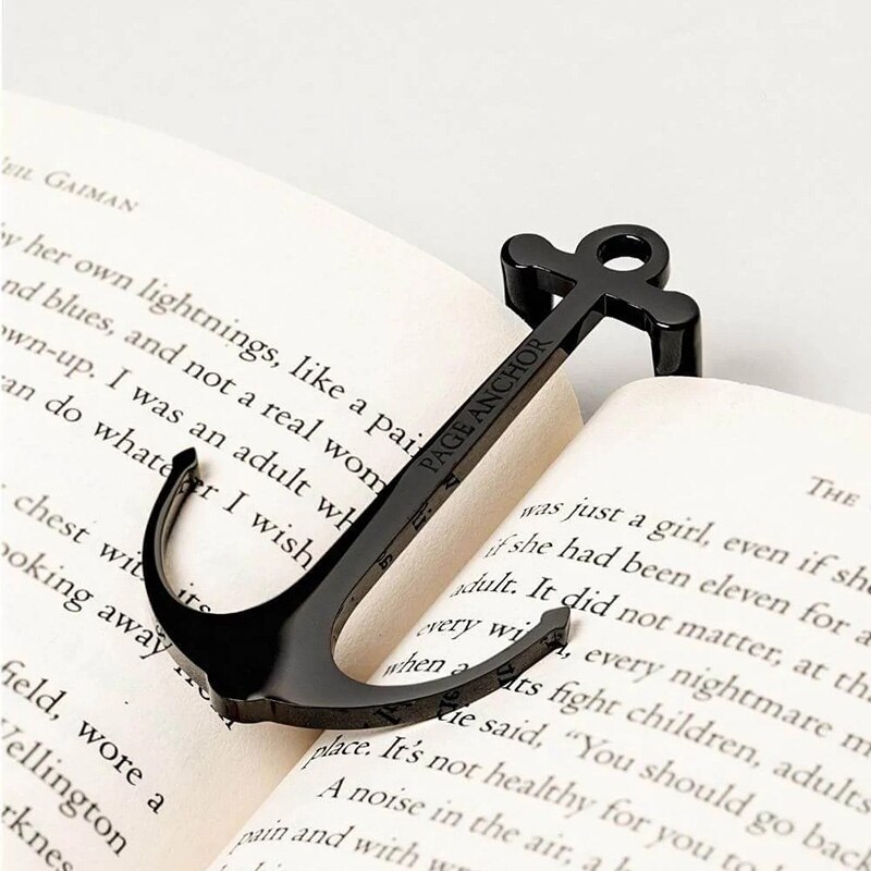 Metal Anchor Bookmark Creative Page Holder Clip-JournalTale