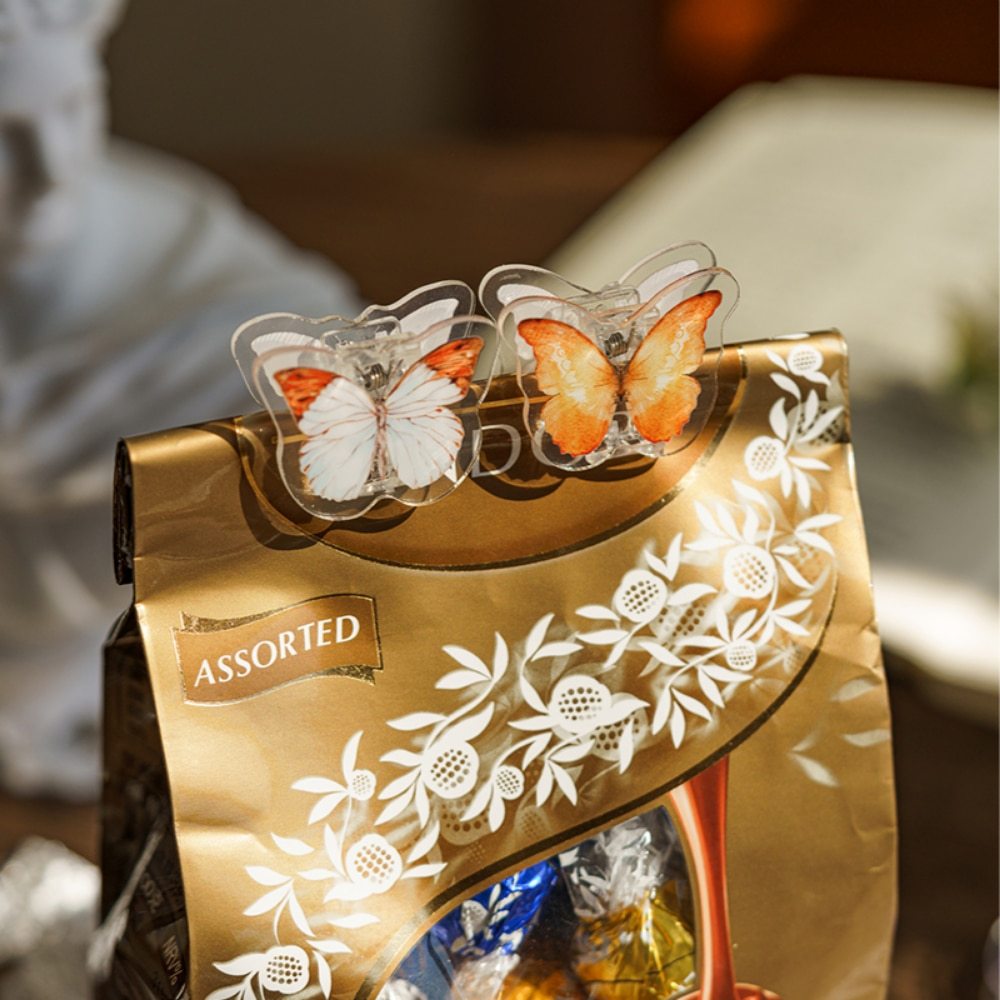 6 Style Literary Romantic Clip Creative Transparent Butterfly Clip-JournalTale