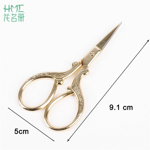 1pc/lot Durable Stainless Steel Vintage Classic Scissors-JournalTale