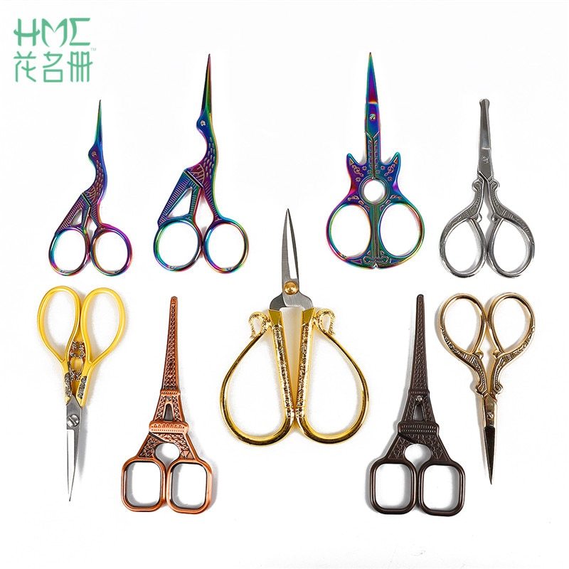1pc/lot Durable Stainless Steel Vintage Classic Scissors-JournalTale