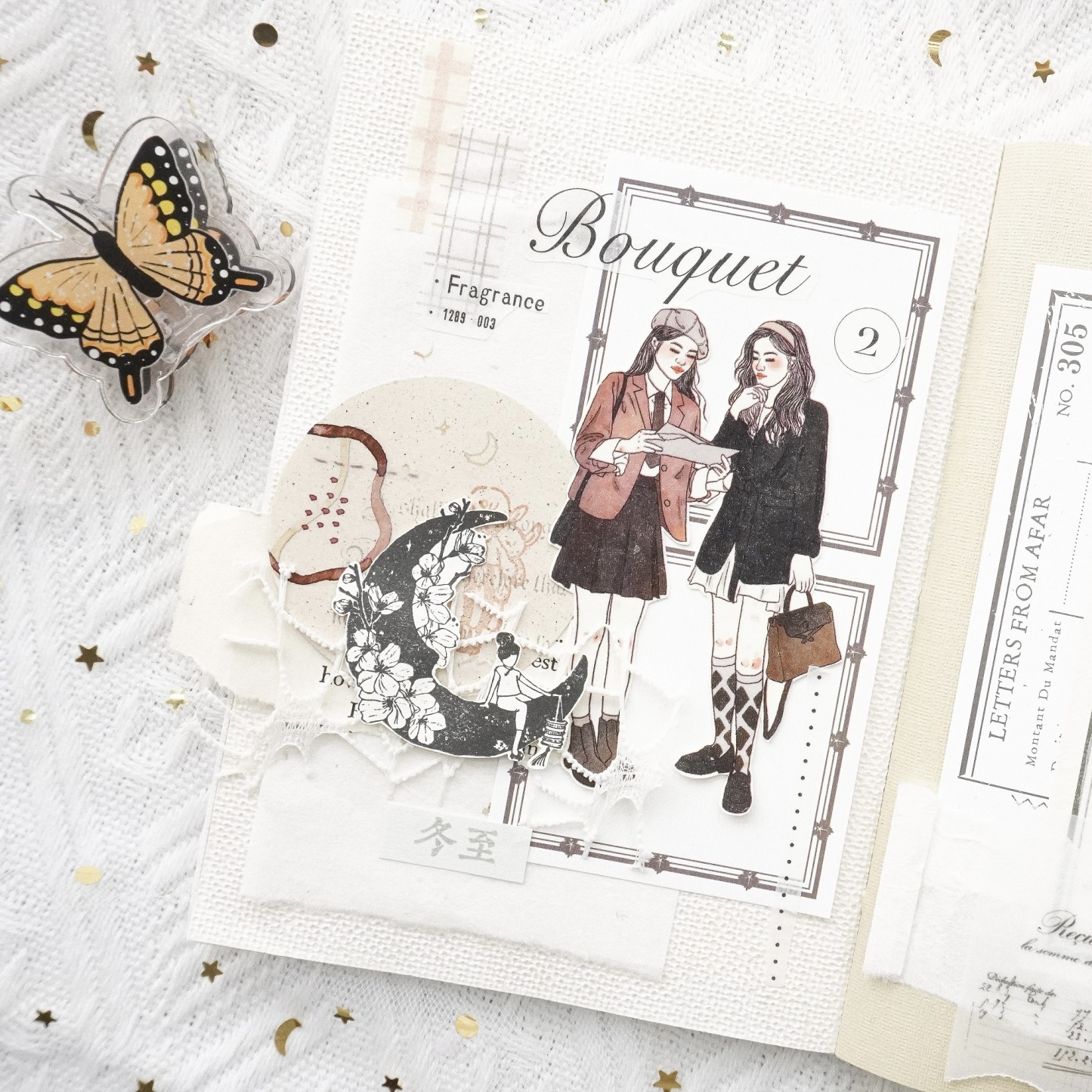 The Girls of Yuanzi "and Paper Character Tape Clipbook-JournalTale