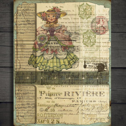 4pcRetro background material paper-JournalTale