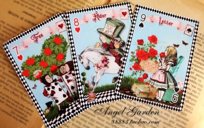 Alice in Wonderland Playing Cards-JournalTale