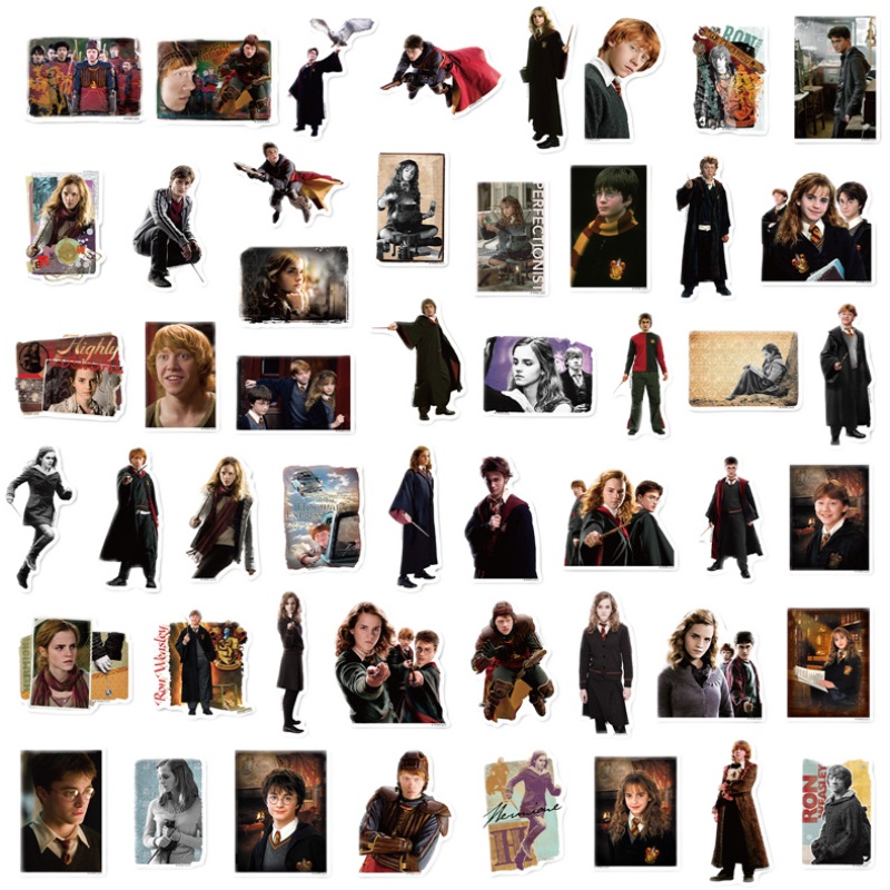 50/set Harry Potter sticker material collage-JournalTale