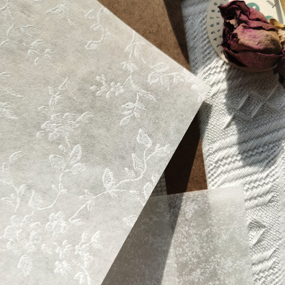 Thin translucent origami background material paper-JournalTale