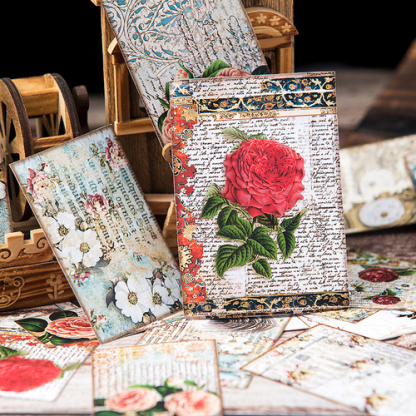 34 pcsVintage gorgeous retro material paper made old-JournalTale