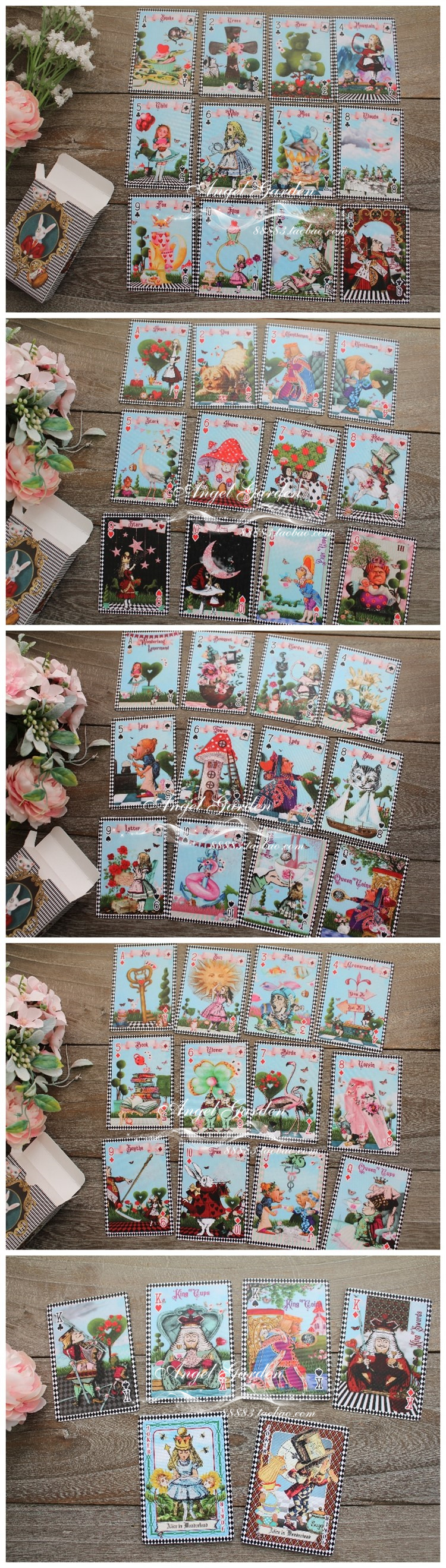 Alice in Wonderland Playing Cards-JournalTale