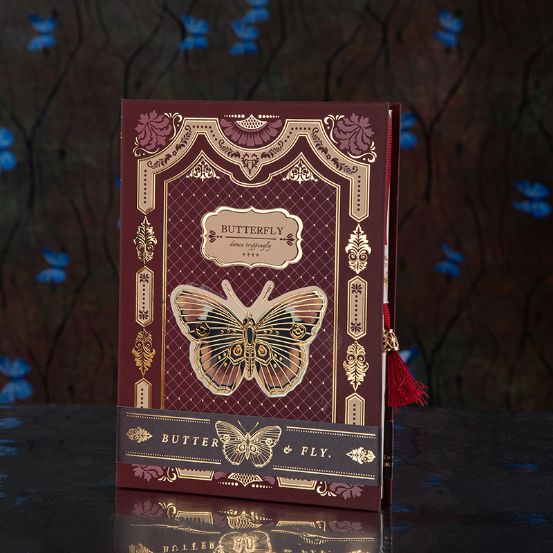 Petersham gothic butterfly series vintage journal-JournalTale