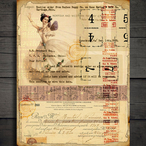 4pcRetro background material paper-JournalTale