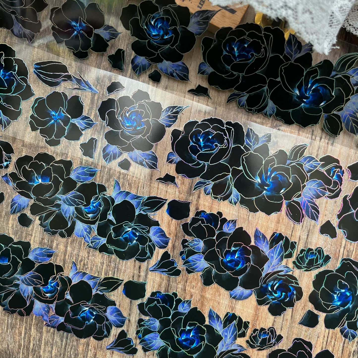 Retro gardenia and paper tape pet-JournalTale