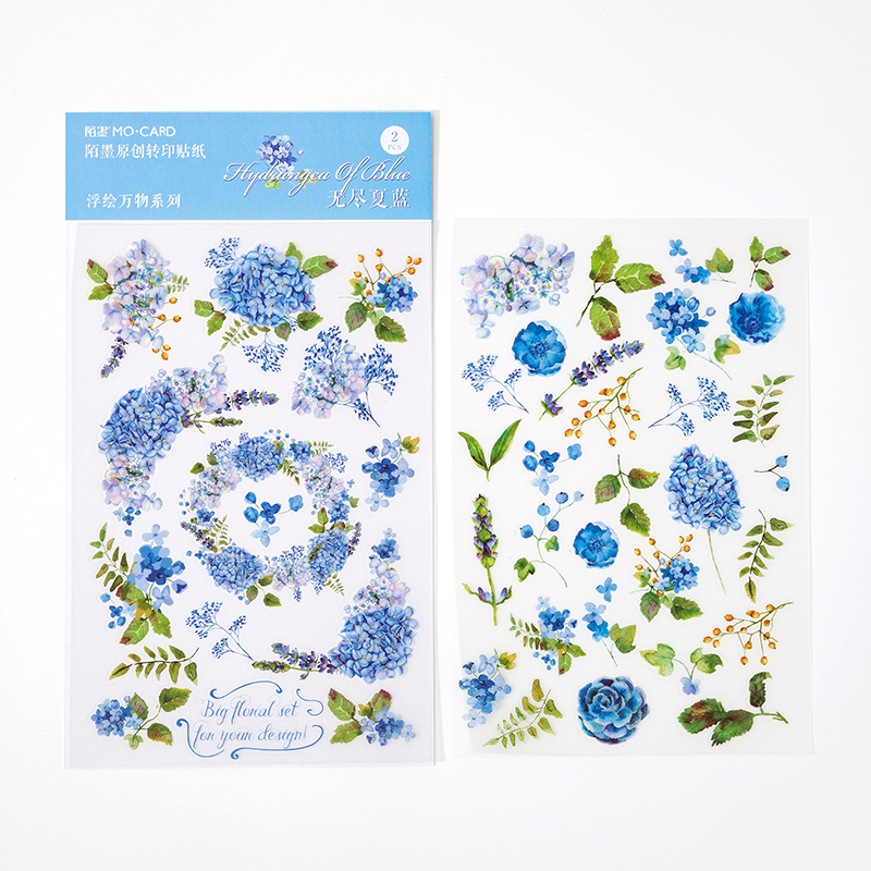 PVC Transfer Sticker Diary Decorative Sticker Plants-JournalTale