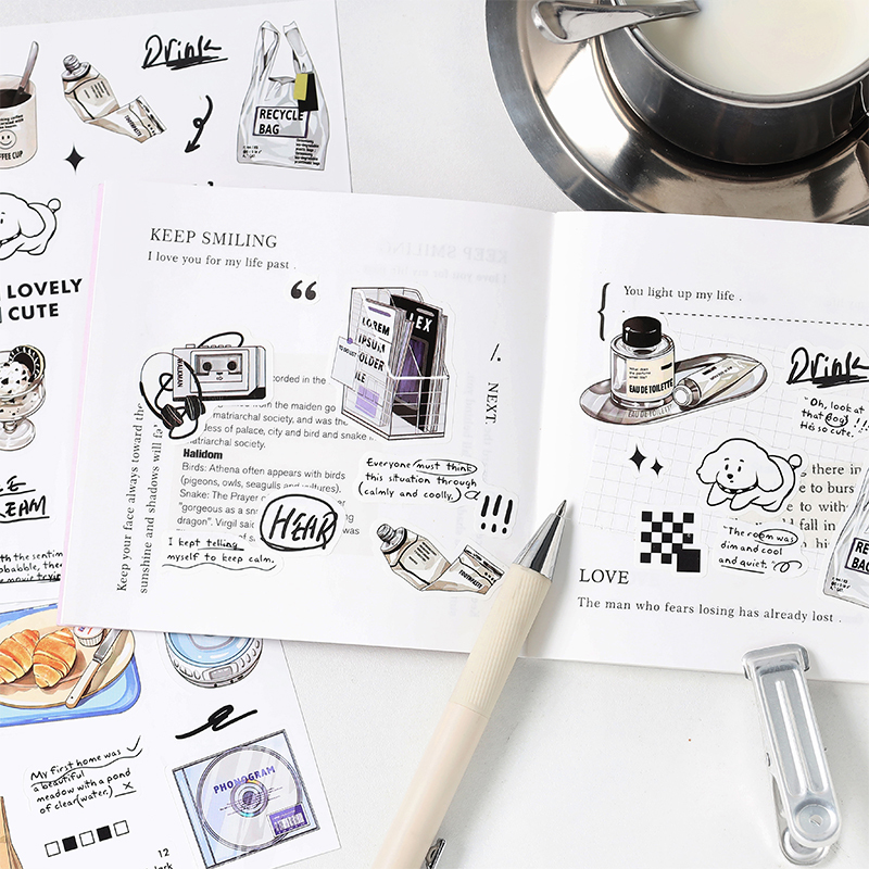 Convenience store cute character stickers Guka stickers-JournalTale