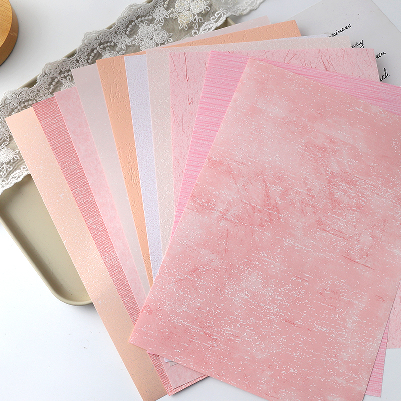 Junkjournal pink texture material background paper-JournalTale