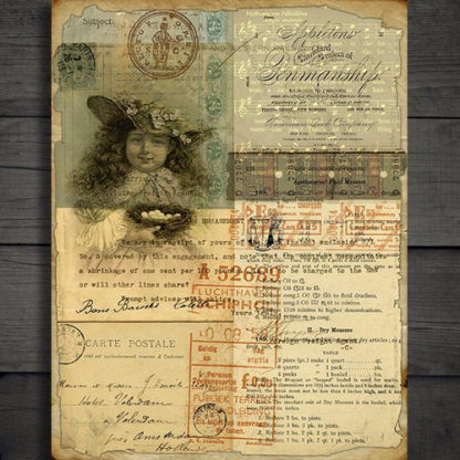 4pcRetro background material paper-JournalTale