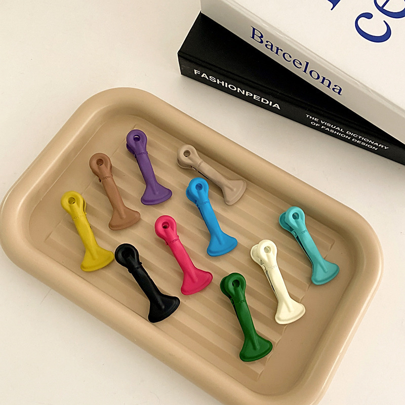 Ins solid color duckbill clip journal clip-JournalTale