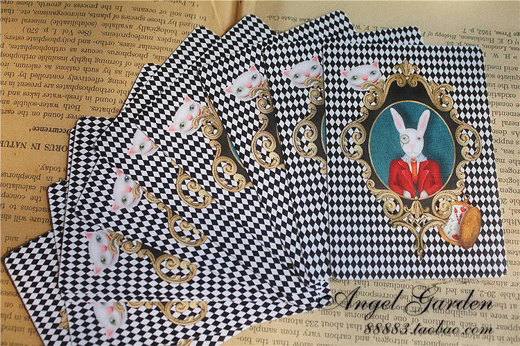 Alice in Wonderland Playing Cards-JournalTale